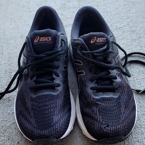 Asics Athletic Shoes Women Black US 8.5 Running Sneakers